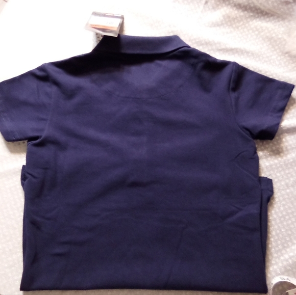 Jump Start Uniform Polo Shirt Kids Girls Size Large 8-10 Color Blue - Picture 4 of 6